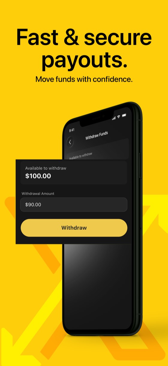 Fast and secure payouts. Move funds with confidence.